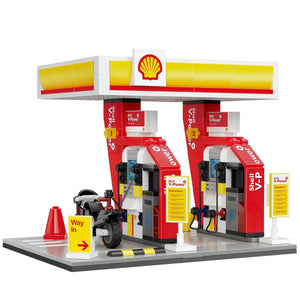 CaDA Shell Retail Station Building Set (305 Pcs)
