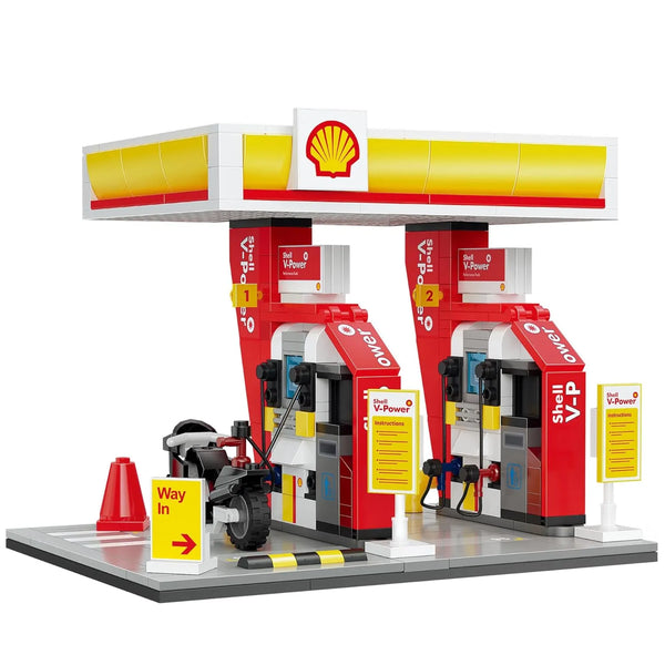 CaDA Shell Retail Station Building Set (305 Pcs)