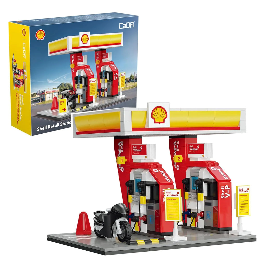 CaDA Shell Retail Station Building Set (305 Pcs)