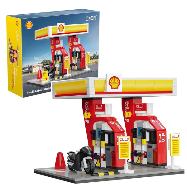 CaDA Shell Retail Station Building Set (305 Pcs)