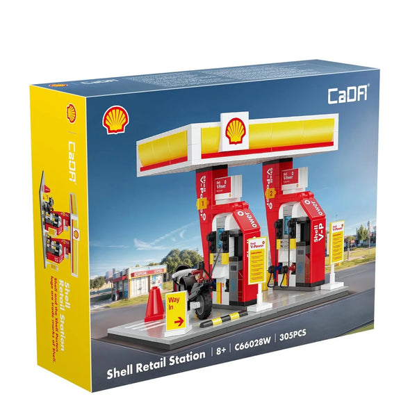 CaDA Shell Retail Station Building Set (305 Pcs)
