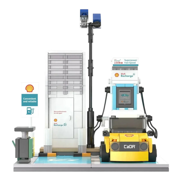 CaDA Shell Charging Station Building Set (308 Pcs)
