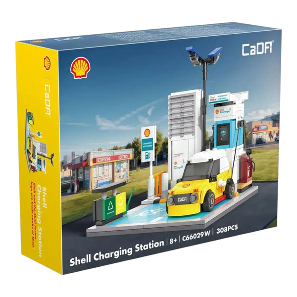 CaDA Shell Charging Station Building Set (308 Pcs)