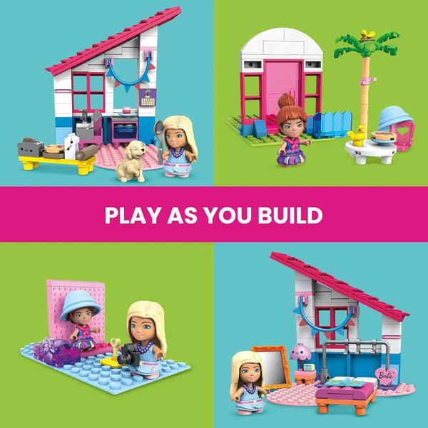 Barbie Malibu House Building Set (303 Pcs)