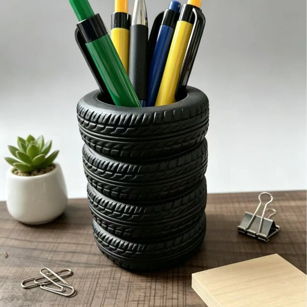 Tire Gearhead Workspace Desktop Organizer