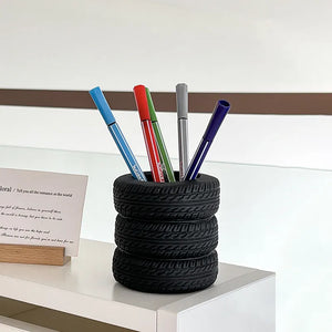 Tire Gearhead Workspace Desktop Organizer