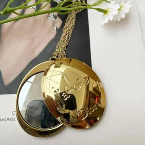 D Luxe Gilded Vanity Pocket Mirror