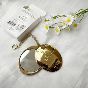 D Luxe Gilded Vanity Pocket Mirror
