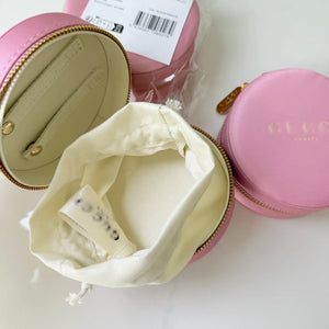 Luxury G Blush Elegance Round Jewellery Case