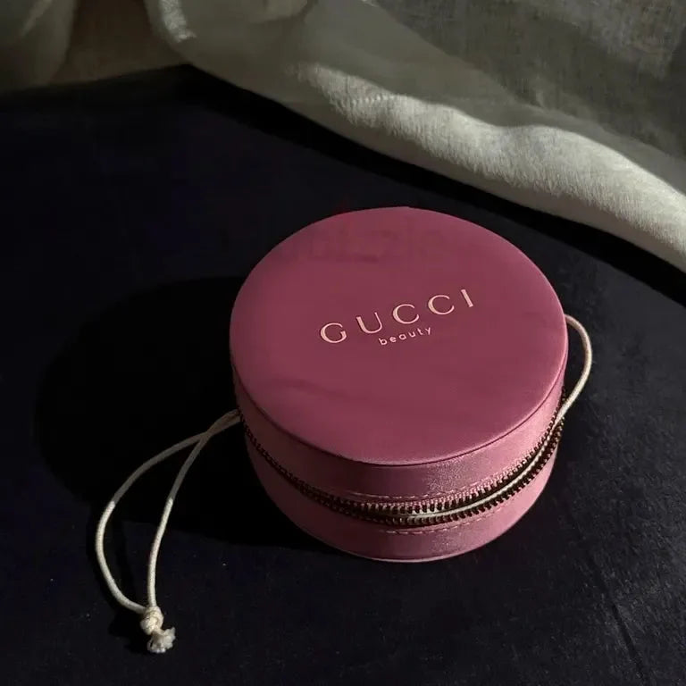 Luxury G Blush Elegance Round Jewellery Case