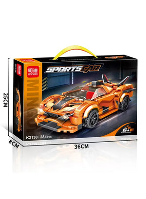 MINGDI K3138 Sports Car Building Kit (284 Pcs)
