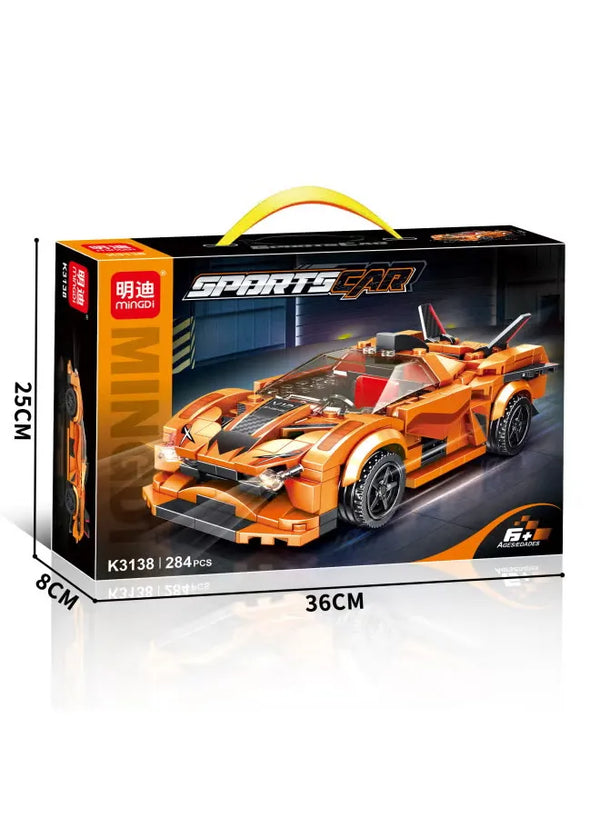 MINGDI K3138 Sports Car Building Kit (284 Pcs)
