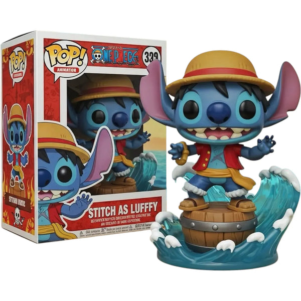Funko Pop! Stitch as Luffy Figurine