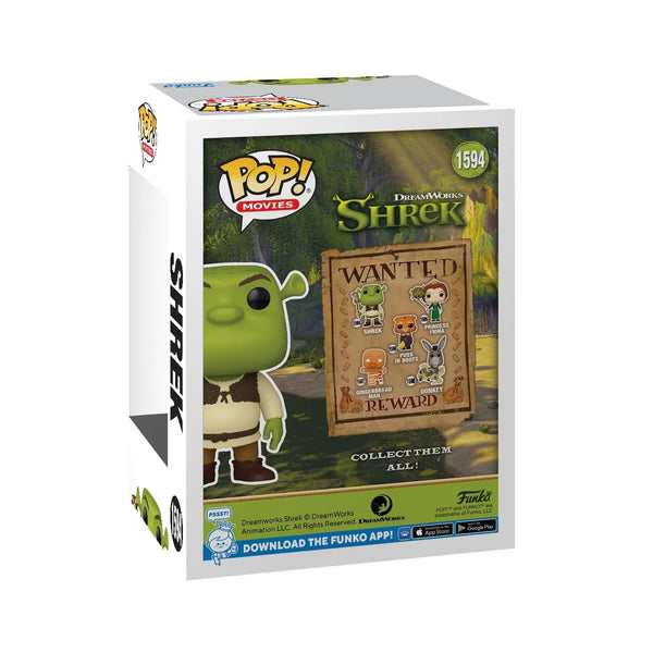 Funko Pop 1594 Shrek With Snake Figurine