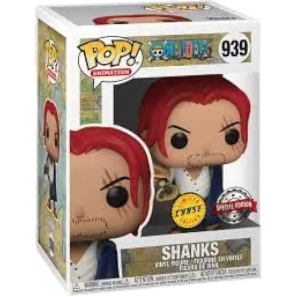 Funko Pop One Piece Shanks Chase 939 Figure