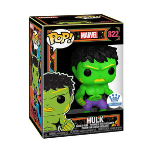 Funko Pop Marvel Hulk Black Light 822 Figure
