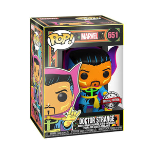 Funko Pop Marvel Dr. Strange Black Light 651 Figure