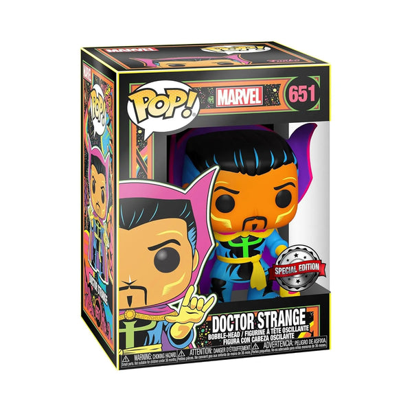 Funko Pop Marvel Dr. Strange Black Light 651 Figure