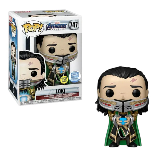 Funko Pop Marvel Loki With Tesseract 747 Figure