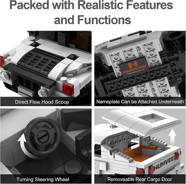 CaDA Humvee C-Series Building Blocks (328 Pcs)