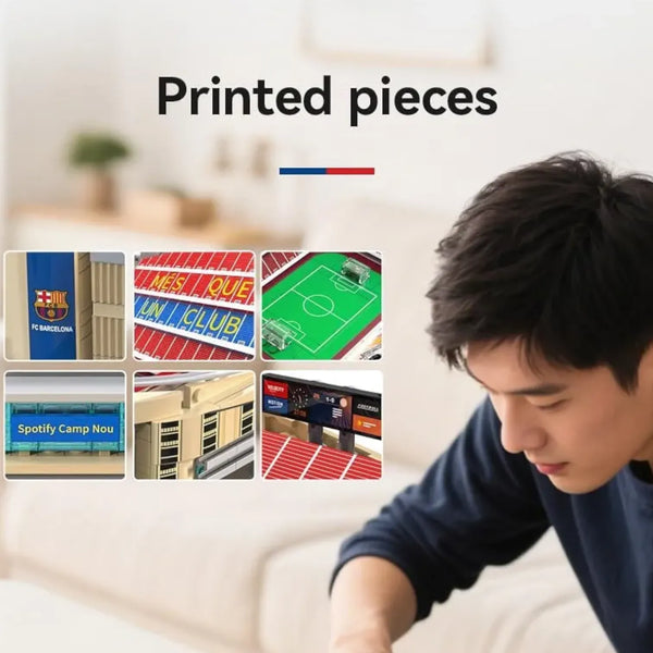 CaDA FC Barcelona Spotify Camp Blocks (728 Pcs)