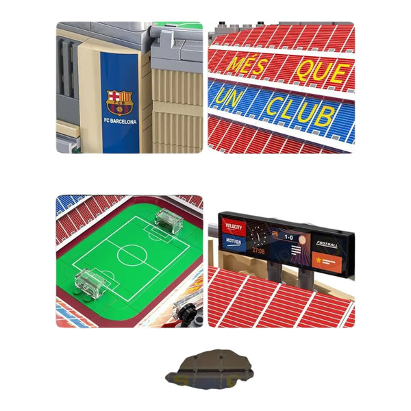 CaDA FC Barcelona Spotify Camp Blocks (728 Pcs)