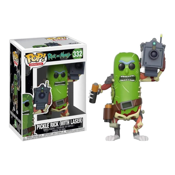 Funko Pop! R&M Pickle Rick with Laser 332 Figure