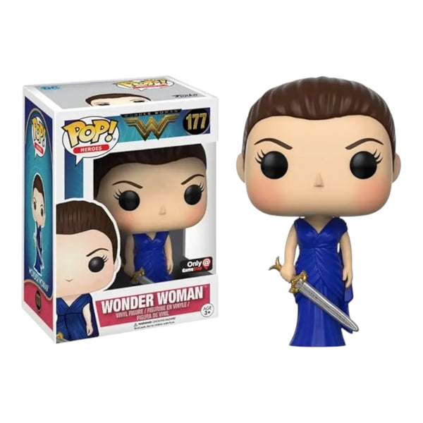 Funko Pop Wonder Woman Blue Dress 177 Figure