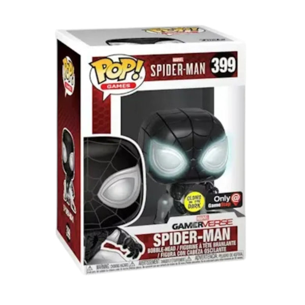 Funko Pop Marvel Spiderman Negative Suit 399 Figure