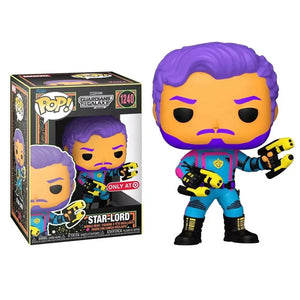 Funko Pop Marvel GOTG-3 Blacklight Star Lord 1240 Figure