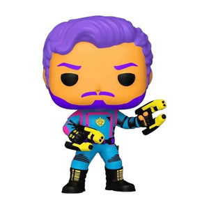 Funko Pop Marvel GOTG-3 Blacklight Star Lord 1240 Figure