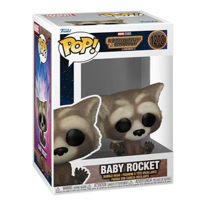 Funko Pop Marvel GOTG-3 Baby Rocket 1208 Figure