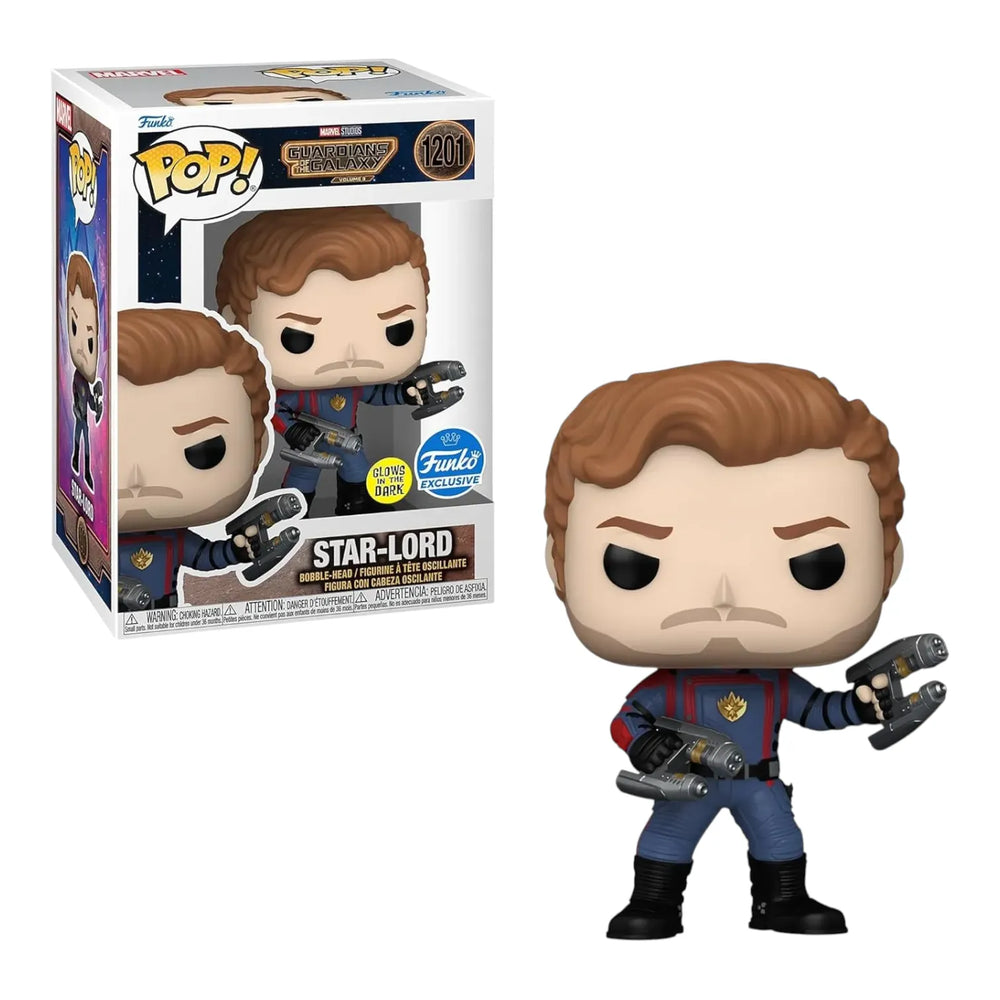 Funko Pop Marvel GOTG-3 Star-Lord 1201 Figure