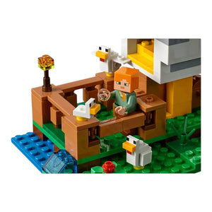 Bricks My World Chicken Coop Building Blocks (198 Pcs)