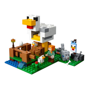 Bricks My World Chicken Coop Building Blocks (198 Pcs)