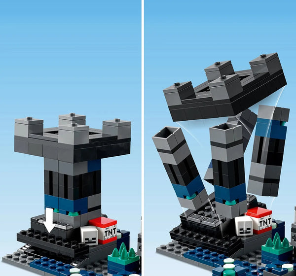 Minecraft The Deep Dark Battle Building Kit (584 Pcs)