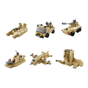Decool Multificence Tank Building Blocks (724 Pcs)
