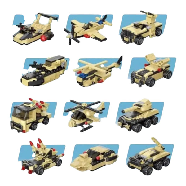 Decool Multificence Tank Building Blocks (724 Pcs)