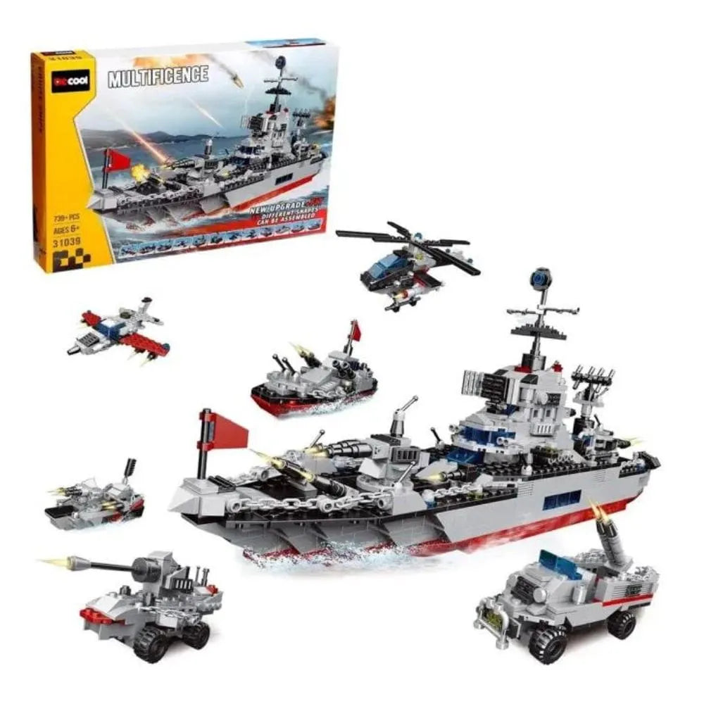 Decool Battle Cruiser Building Blocks (739 Pcs)