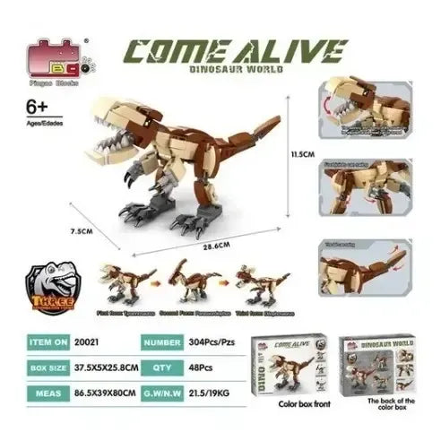 Decool Tyrannosaurus Rex Building Block (443 Pcs)