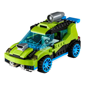 Brick Rocket Rally 3-in-1 Car Building Blocks (241 Pcs)
