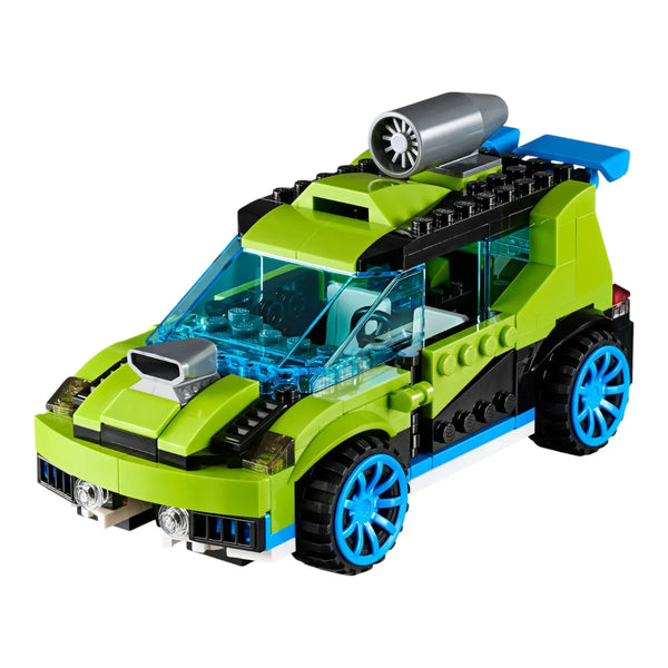 Brick Rocket Rally 3-in-1 Car Building Blocks (241 Pcs)