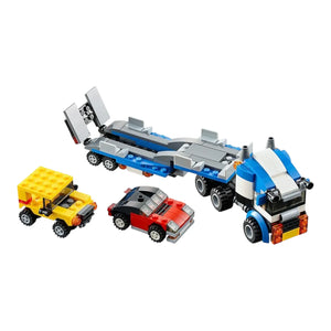 Brick Vehicle Transporter 3-in-1 Building Blocks (264 Pcs)