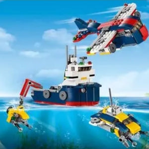 Brick Ocean Explorer Building Blocks (213 Pcs)