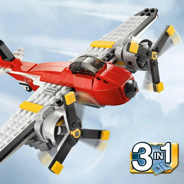 Brick Propeller Adventures 3-in-1 Building Blocks (241 Pcs)