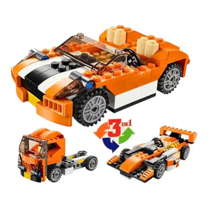 Brick Sunset Speeder 3-in-1 Building Blocks (119 Pcs)