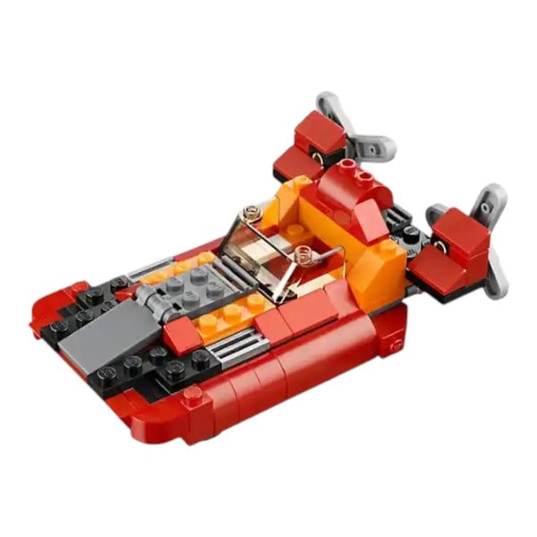 Brick Red Rotors 3-in-1 Building Blocks (145 Pcs)