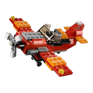 Brick Red Rotors 3-in-1 Building Blocks (145 Pcs)