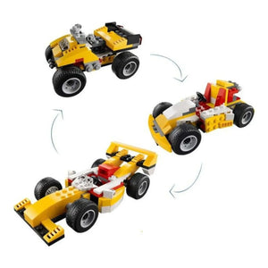 Brick Super Racer 3-in-1 Building Blocks (121 Pcs)