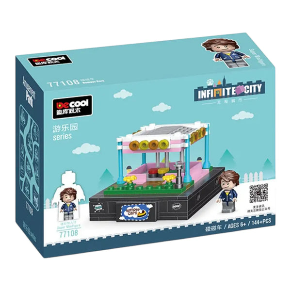 DECOOL Bumper Cars City Building Blocks (144 Pcs)